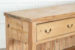 Monumental Georgian English Pine Potboard Dresser Base - 3568055