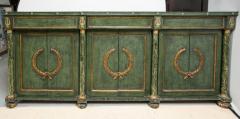 Monumental Italian Neoclassical Style Paint Decorated Marble Top Console - 2490949