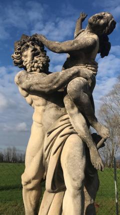 Monumental Italian Stone Sculptural Group of the Rape of Proserpina - 632613