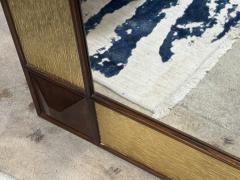 Monumental Mid Century Modern Gilt Walnut Wall Mirror - 4606790