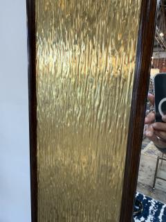 Monumental Mid Century Modern Gilt Walnut Wall Mirror - 4606791