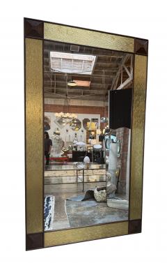 Monumental Mid Century Modern Gilt Walnut Wall Mirror - 4606900