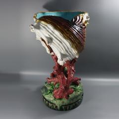 Monumental Minton Majolica Conch Shell Jardini re - 4713319