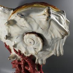 Monumental Minton Majolica Conch Shell Jardini re - 4713326