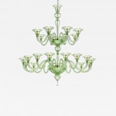 Monumental Modern Elegant Rigadin Murano Glass Chandelier - 4579197