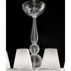 Monumental Modern Transparent Murano Glass Chandelier - 4629884