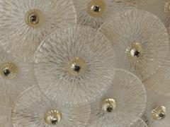 Monumental Murano Glass Disc Flush Mount - 4593218