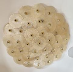 Monumental Murano Glass Disc Flush Mount - 4595084