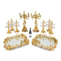 Monumental Napoleon III Silvered and Gilt Bronze Surtout de Table - 4613657