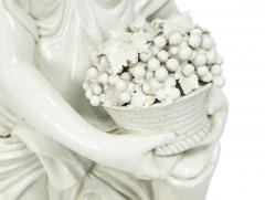 Monumental Neo Classic White Ceramic Four Seasons Statues - 4626050