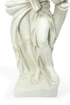 Monumental Neo Classic White Ceramic Four Seasons Statues - 4626051