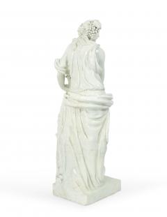 Monumental Neo Classic White Ceramic Four Seasons Statues - 4626053