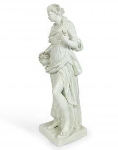 Monumental Neo Classic White Ceramic Four Seasons Statues - 4626058