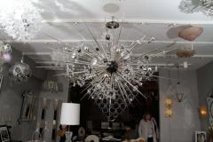 Monumental Nickel Plated Crystal Sputnik - 3101185