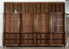 Monumental Oak Glazed Haberdashery Bookcase Cabinet - 3610453