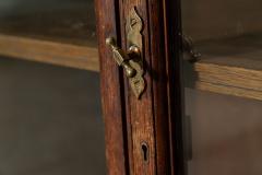 Monumental Oak Glazed Haberdashery Bookcase Cabinet - 3610454