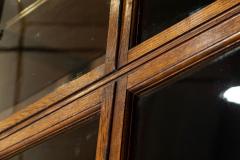 Monumental Oak Glazed Haberdashery Bookcase Cabinet - 3610462