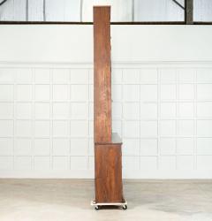Monumental Oak Glazed Haberdashery Bookcase Cabinet - 3621033