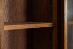 Monumental Oak Glazed Haberdashery Bookcase Cabinet - 3621037