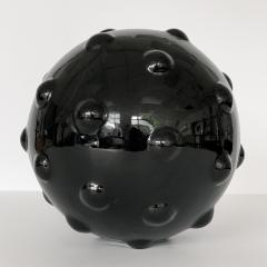Monumental Obsidian Mine Sphere Sculpture - 1162611