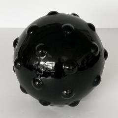 Monumental Obsidian Mine Sphere Sculpture - 1162614