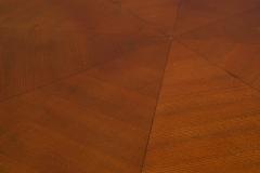 Monumental Octagonal Dining Table in Wood 1970s - 4467958