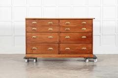 Monumental Pair 19thC English Mahogany Haberdashery Drawers - 4100906