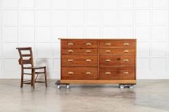 Monumental Pair 19thC English Mahogany Haberdashery Drawers - 4100909