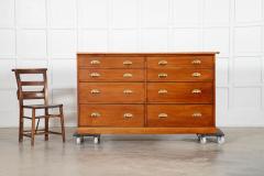 Monumental Pair 19thC English Mahogany Haberdashery Drawers - 4100910