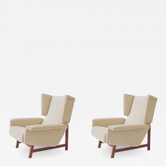 Monumental Pair of Italian 1960s Lounge Chairs - 1953411