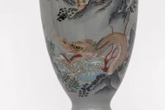 Monumental Pair of Japanese Cloisonn Enamel Vases with Warriors Ota Tamashiro - 4311917