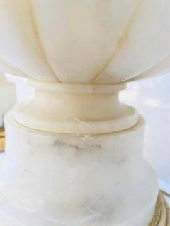 Monumental Pair of Marble Lamps Made in Italy - 2178066