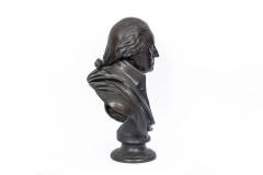 Monumental Patinated Bronze Bust of George Washington after William Rush 1817  - 4311589