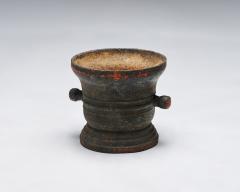 Monumental Patinated Cast Iron Mortar France 19th C - 4602070