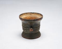 Monumental Patinated Cast Iron Mortar France 19th C - 4602073