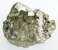 Monumental Peruvian Pyrite Cluster Weighing 92 lbs  - 4214865