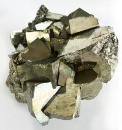 Monumental Peruvian Pyrite Cluster Weighing 92 lbs  - 4214882