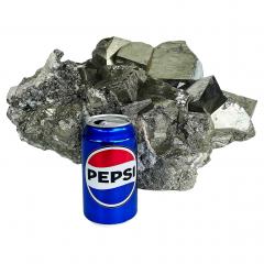 Monumental Peruvian Pyrite Cluster Weighing 92 lbs  - 4214893