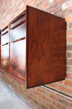 Monumental Scandinavian Modern Rosewood Floating Credenza - 374337