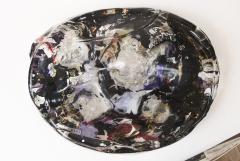 Monumental Vintage XX Century Large Murano Glass Sculptural Table Blob signed - 1399170