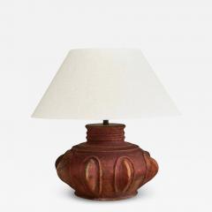 Monumental Wabi Sabi Style Studio Pottery Table Lamp - 4582827