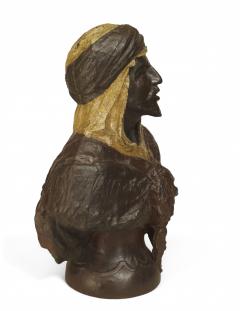 Moorish Bronze Man Bust - 3191386