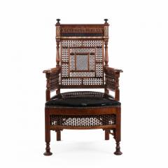 Moorish Inlaid Arm Chair - 1403998