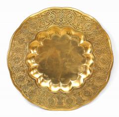 Moorish Round Brass Tray - 4408031