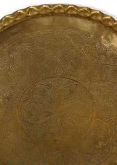 Moorish Round Brass Tray - 4668515