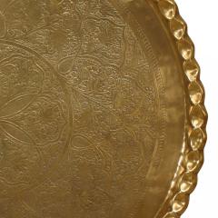 Moorish Round Brass Tray - 4668516
