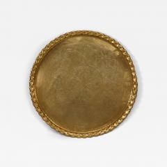 Moorish Round Brass Tray - 4733046