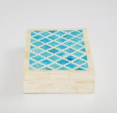 Moorish Turquoise Natural Bone Box - 2715913