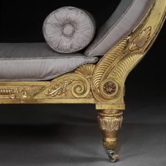 Morel Hughes MOREL AND HUGHES REGENCY CARVED GILTWOOD DAYBED - 3279725