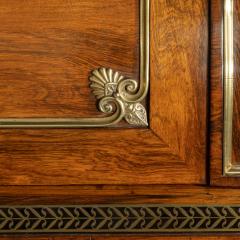 Morel and Seddon Rosewood Regency kneehole bureau cabinet attributed to Seddon and Morel - 2771093